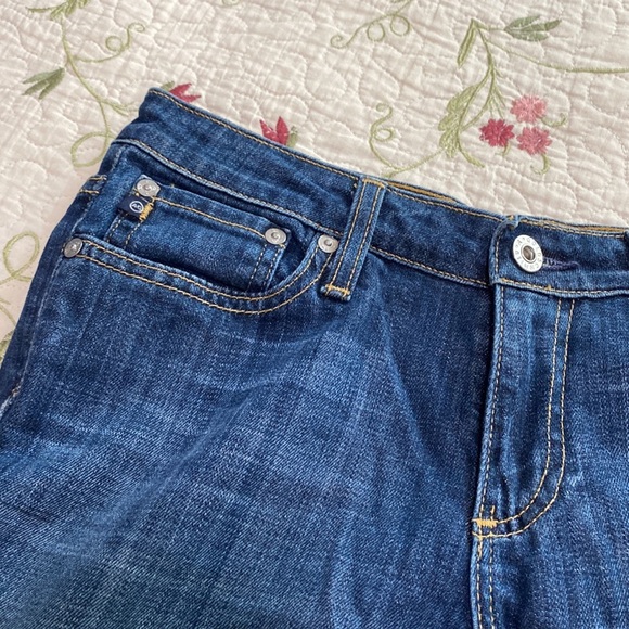 AG Adriano Goldschmied The Jessie Curvy Boot Cut Fit Dark Wash Sz 27 (29) USA - Picture 14 of 16